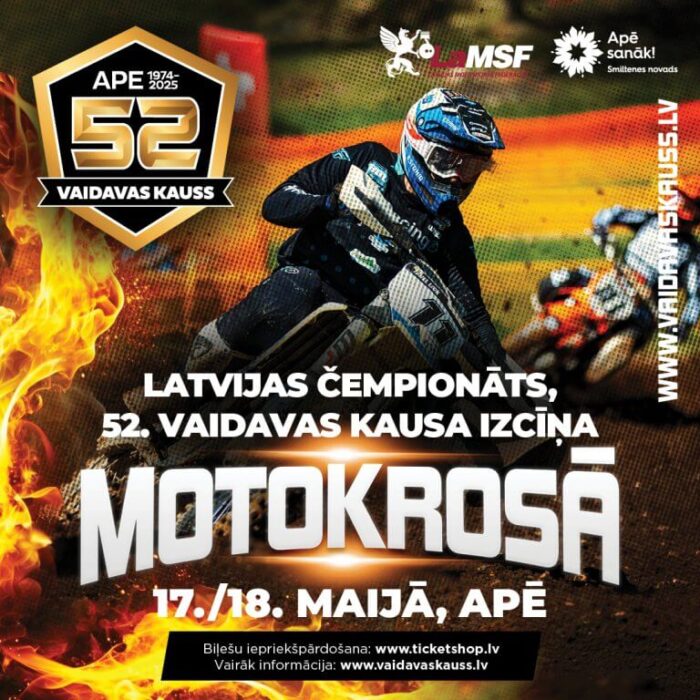 52. Vaidavas kauss – Latvijas čempionāta 2. posms motokrosā!