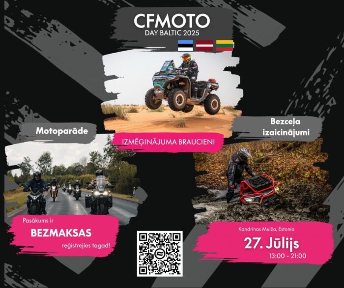 CFMOTO DAY BALTIC 2025 — Lielākais CFMOTO pasākums Baltijā!